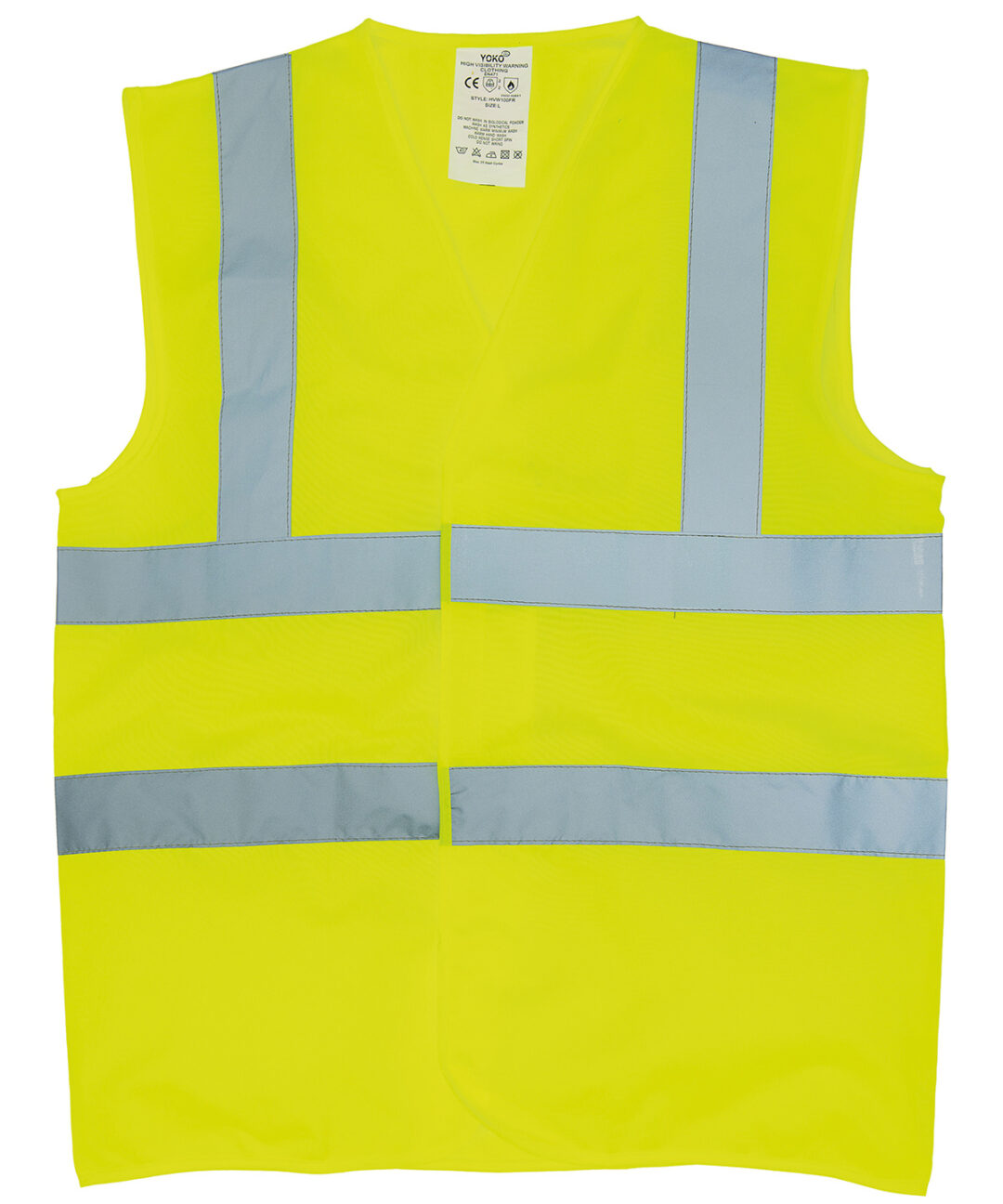 Yoko Flame retardant hi vis sleeveless waistcoat (HVW100FR) YK016, Vivid Promotion Workwear