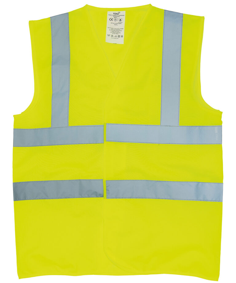 Yoko Flame retardant hi vis sleeveless waistcoat (HVW100FR) YK016