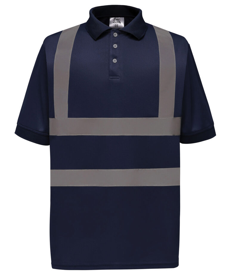 Yoko Hi vis short sleeve polo (HVJ210) YK020