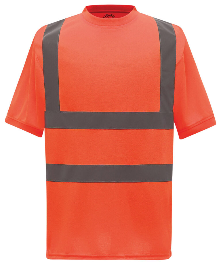 Yoko Hi vis short sleeve t shirt (HVJ410) YK025