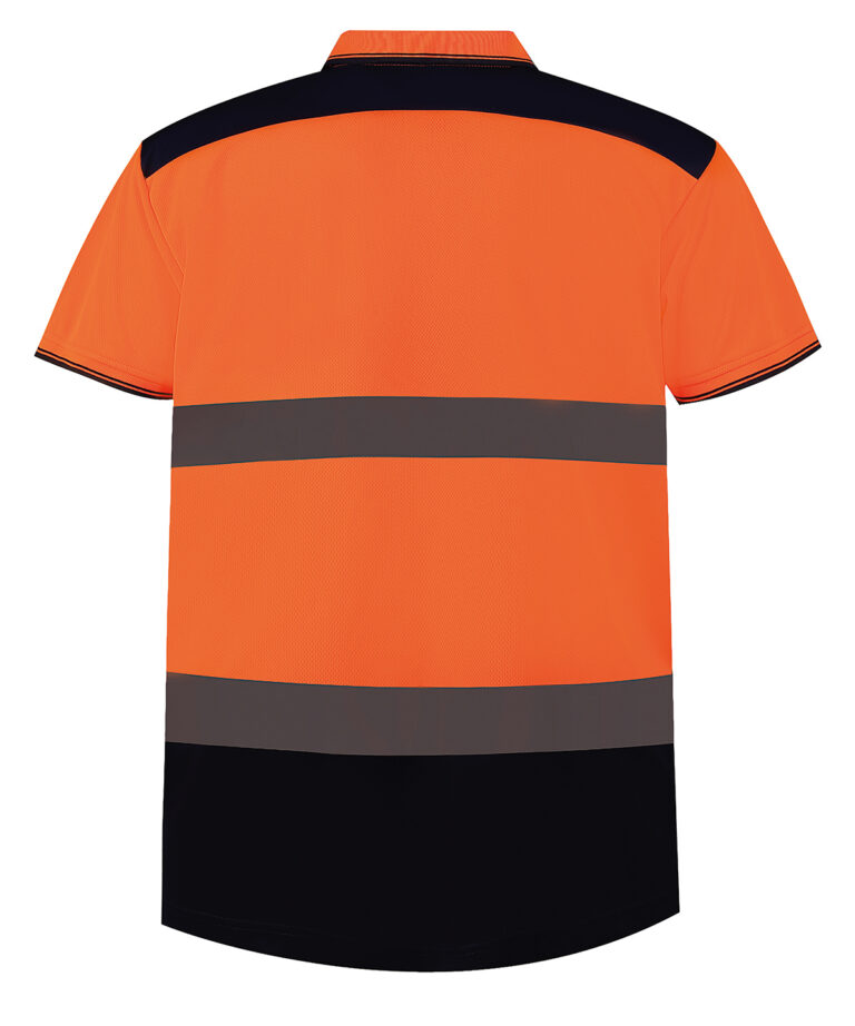 Alternative view of Yoko Hi vis two tone polo shirt (HVJ220) YK104