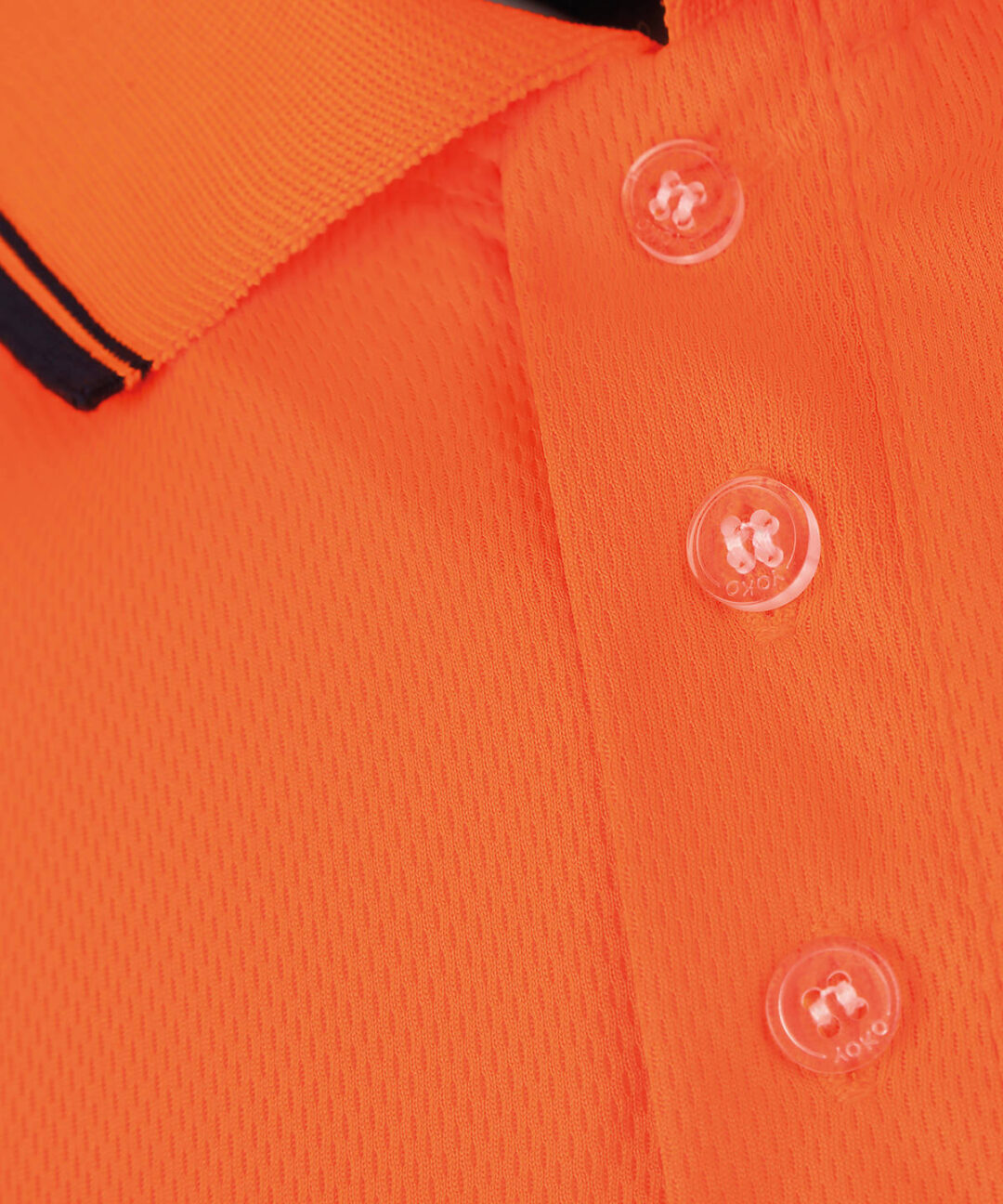 Yoko Hi vis two tone polo shirt (HVJ220) YK104, Vivid Promotion Workwear