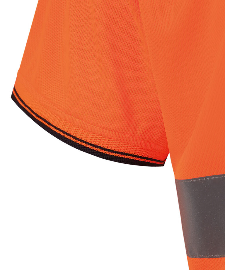 Yoko Hi vis two tone polo shirt (HVJ220) YK104, Vivid Promotion Workwear