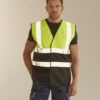 Yoko Hi vis two tone polo shirt (HVJ220) YK104, Vivid Promotion Workwear