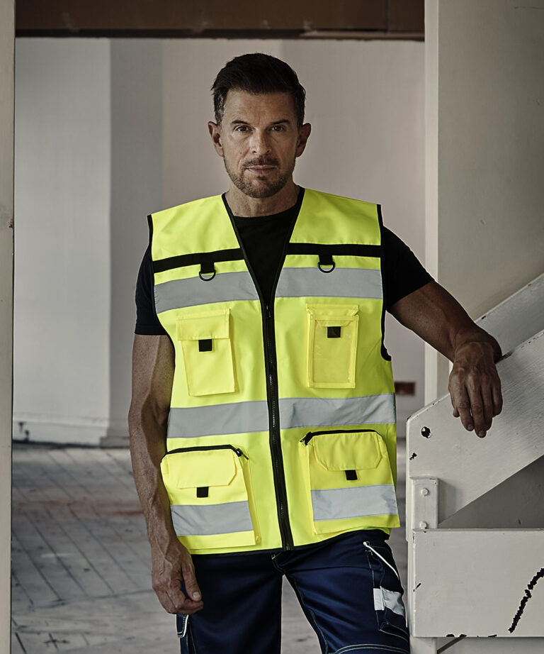 Yoko Hi vis ripstop tool vest (HVW108) YK108, Vivid Promotion Workwear