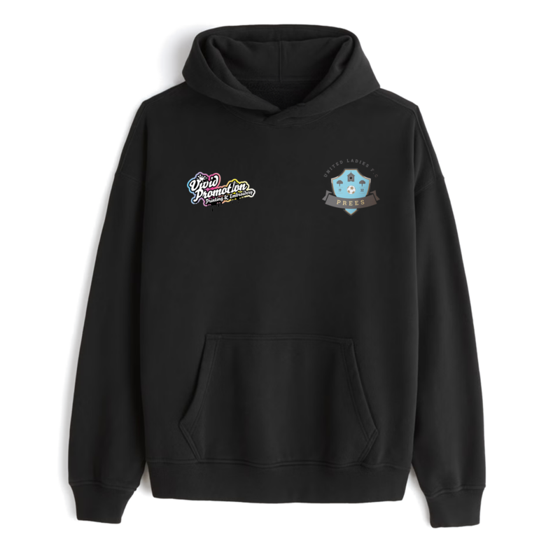 Prees Ladies Supporters Hoodie - Black