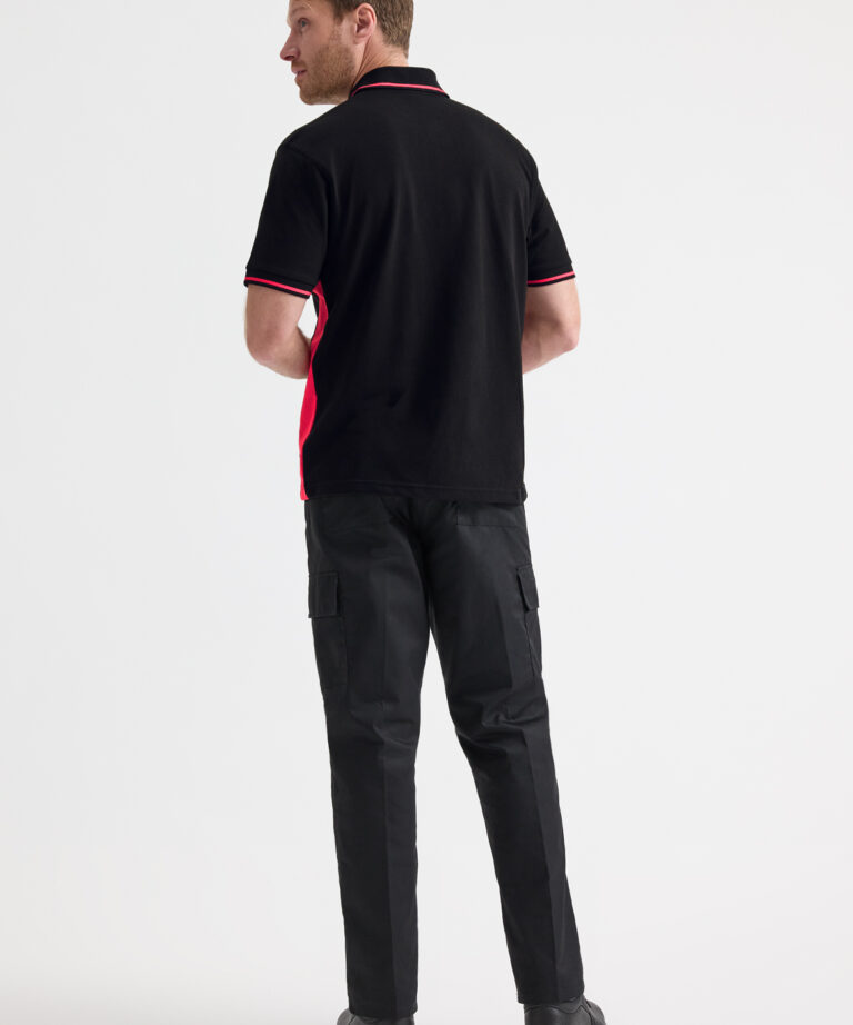 Alternative view of UNEEK Two Tone Polo Shirt UC117