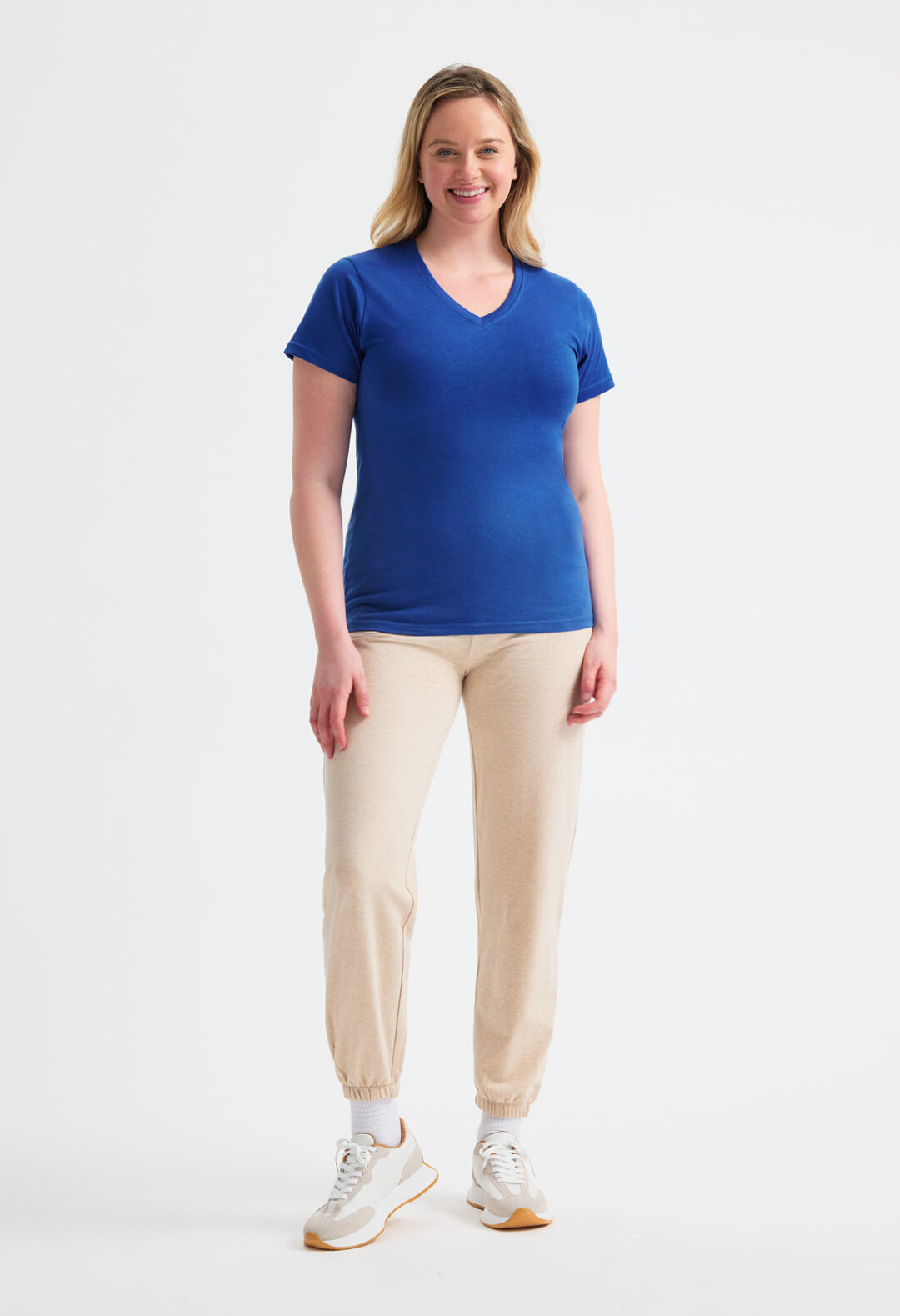 UNEEK Ladies Classic V-Neck T-Shirt UC319, Vivid Promotion Workwear
