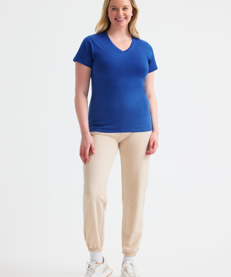 UNEEK Ladies Classic V-Neck T-Shirt UC319, Vivid Promotion Workwear