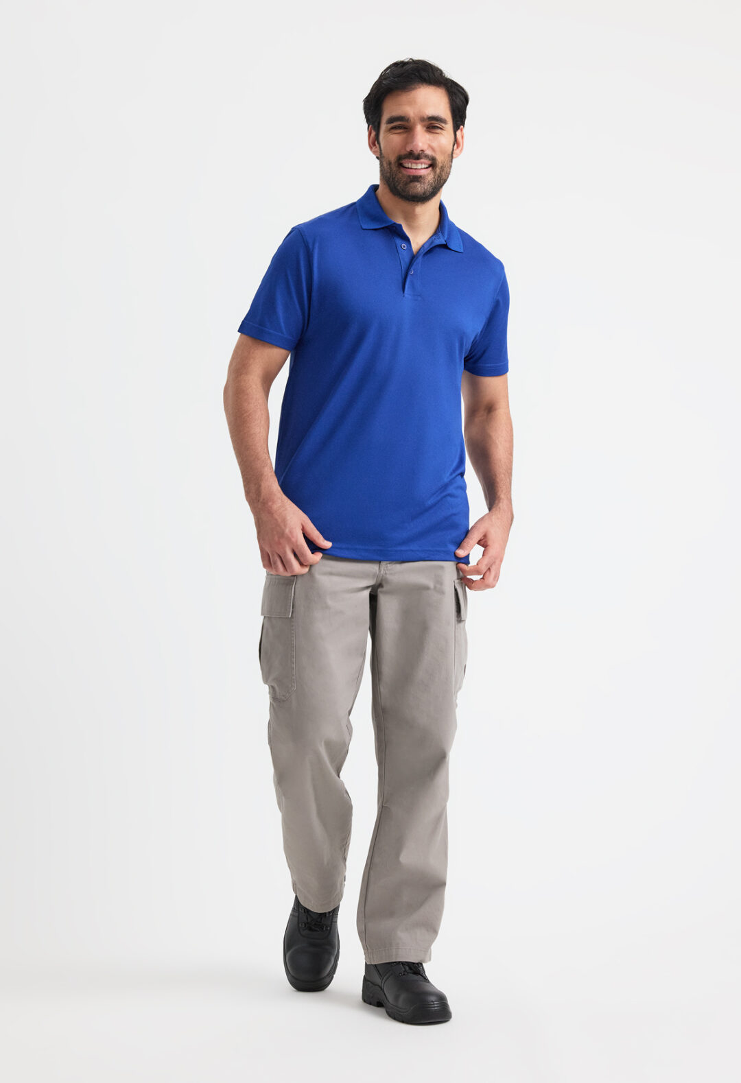 UNEEK Mens Ultra Cool Workwear Poloshirt UC127, Vivid Promotion Workwear