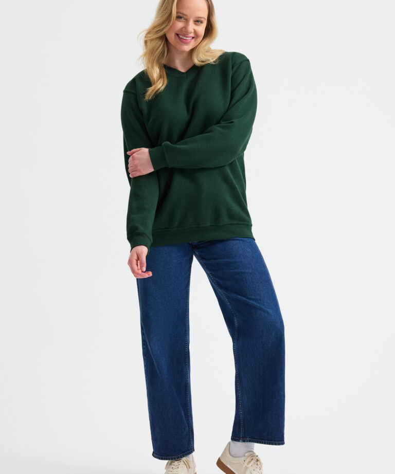 UNEEK Classic V-Neck Sweatshirt UC204, Vivid Promotion Workwear