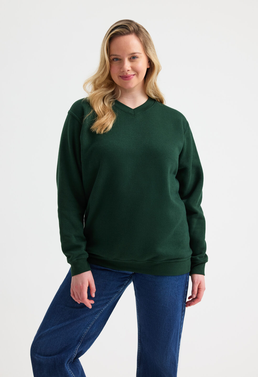 UNEEK Classic V-Neck Sweatshirt UC204, Vivid Promotion Workwear