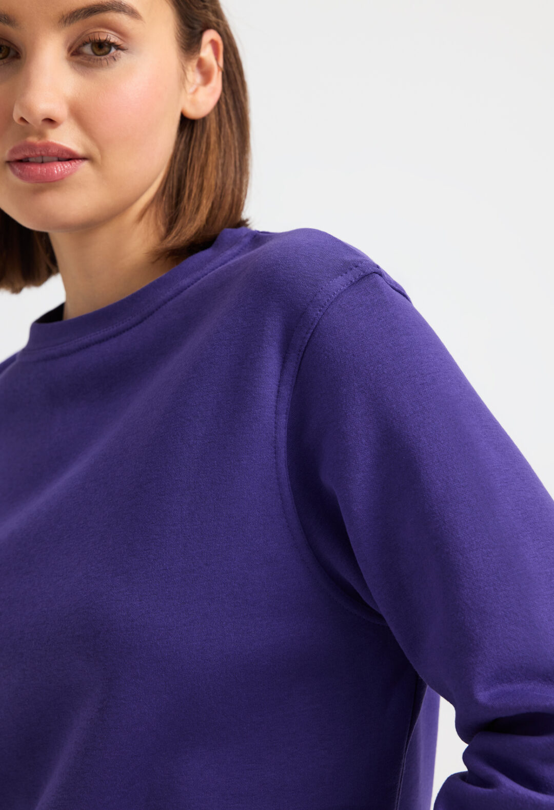 UNEEK Ladies Deluxe Crew Neck Sweatshirt UC211, Vivid Promotion Workwear