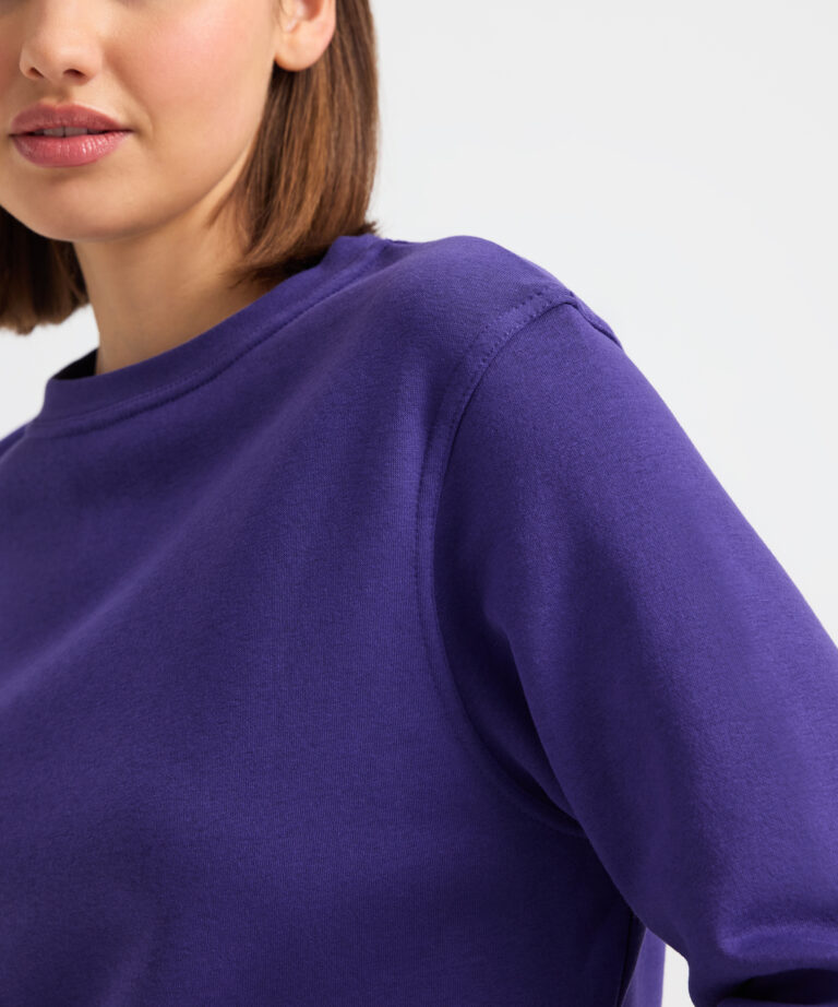 Alternative view of UNEEK Ladies Deluxe Crew Neck Sweatshirt UC211