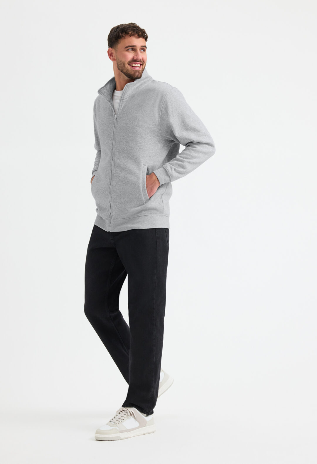 UNEEK Deluxe Unisex Sweat Jacket UC212, Vivid Promotion Workwear