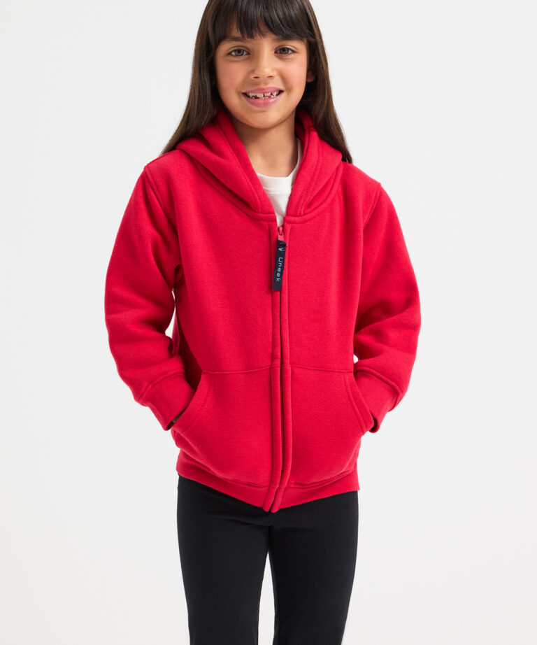 UNEEK Childrens Classic Full Zip Hooded Sweatshirt UC506 Unisex