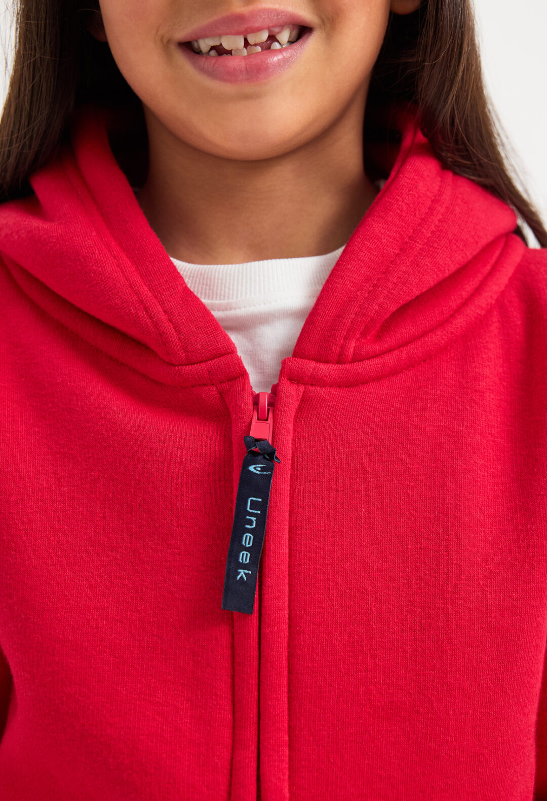 UNEEK Childrens Classic Full Zip Hooded Sweatshirt UC506 Unisex, Vivid Promotion Workwear