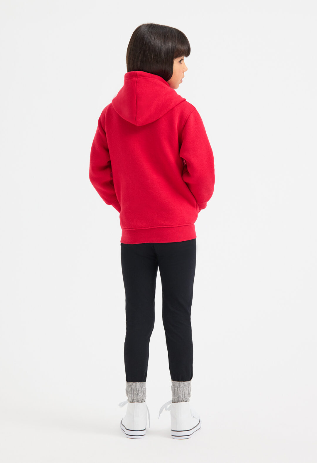 UNEEK Childrens Classic Full Zip Hooded Sweatshirt UC506 Unisex, Vivid Promotion Workwear