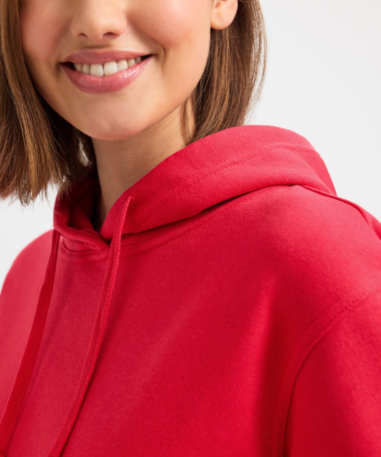 UNEEK Ladies Deluxe Hooded Sweatshirt UC510, Vivid Promotion Workwear