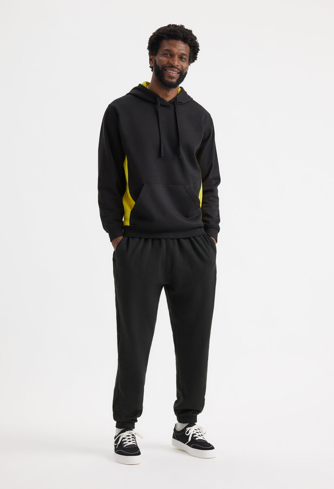 UNEEK Two Tone Hooded Sweatshirt UC517 Unisex, Vivid Promotion Workwear