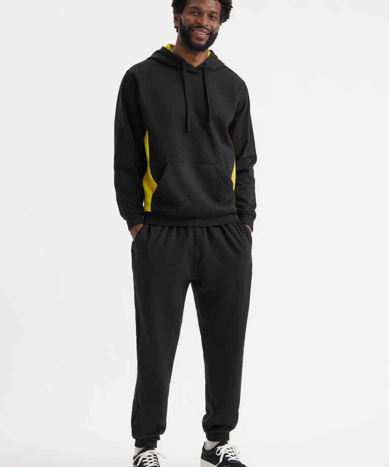UNEEK Two Tone Hooded Sweatshirt UC517 Unisex, Vivid Promotion Workwear