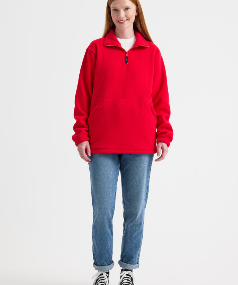 Alternative view of UNEEK Classic 1/4 Zip Fleece Jacket UC602
