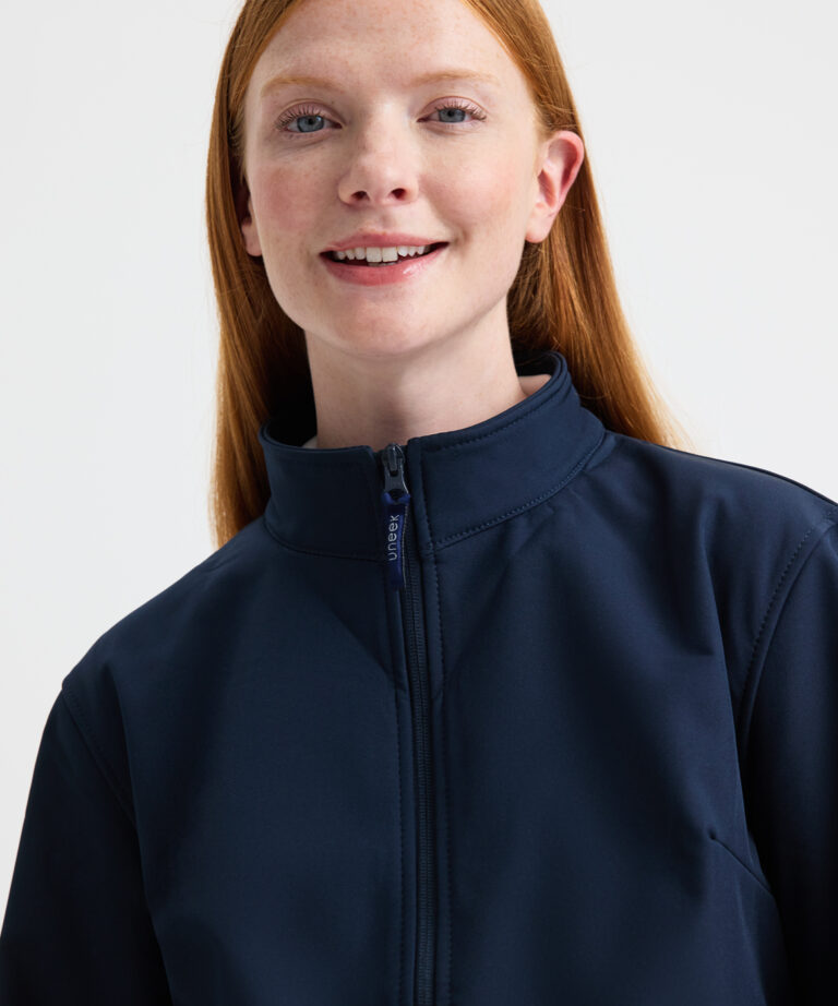 UNEEK Ladies Classic Full Zip Soft Shell Jacket UC613, Vivid Promotion Workwear