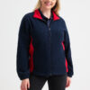 UNEEK Two Tone Full Zip Fleece Jacket UC617