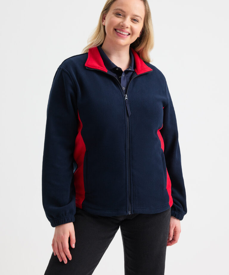 UNEEK Two Tone Full Zip Fleece Jacket UC617