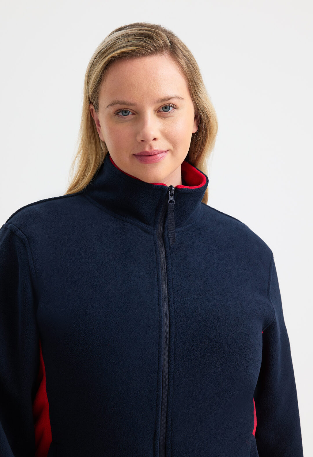 UNEEK Two Tone Full Zip Fleece Jacket UC617, Vivid Promotion Workwear