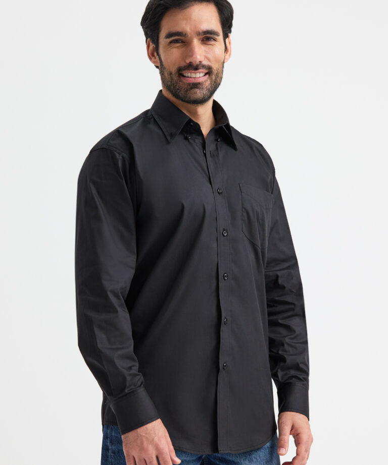 UNEEK Mens Pinpoint Oxford Full Sleeve Shirt UC701, Vivid Promotion Workwear