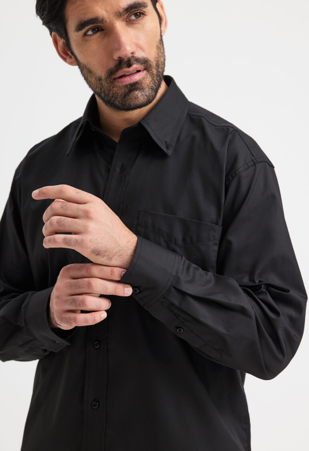UNEEK Mens Pinpoint Oxford Full Sleeve Shirt UC701, Vivid Promotion Workwear