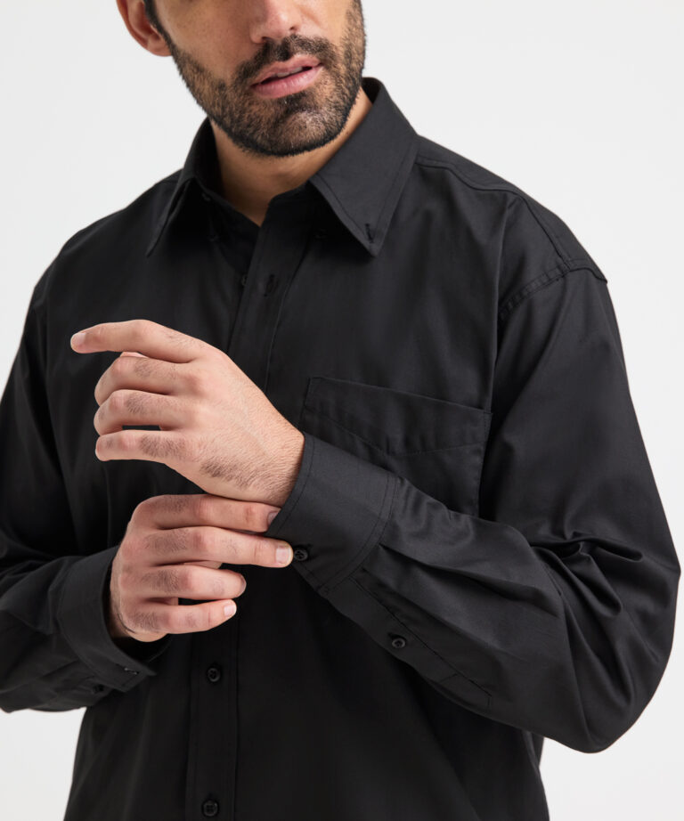 UNEEK Mens Pinpoint Oxford Full Sleeve Shirt UC701, Vivid Promotion Workwear