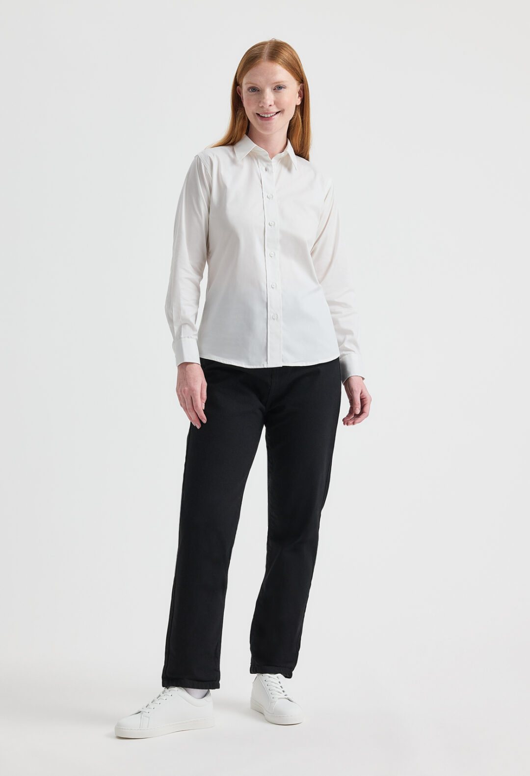 UNEEK Ladies Pinpoint Oxford Full Sleeve Shirt UC703, Vivid Promotion Workwear