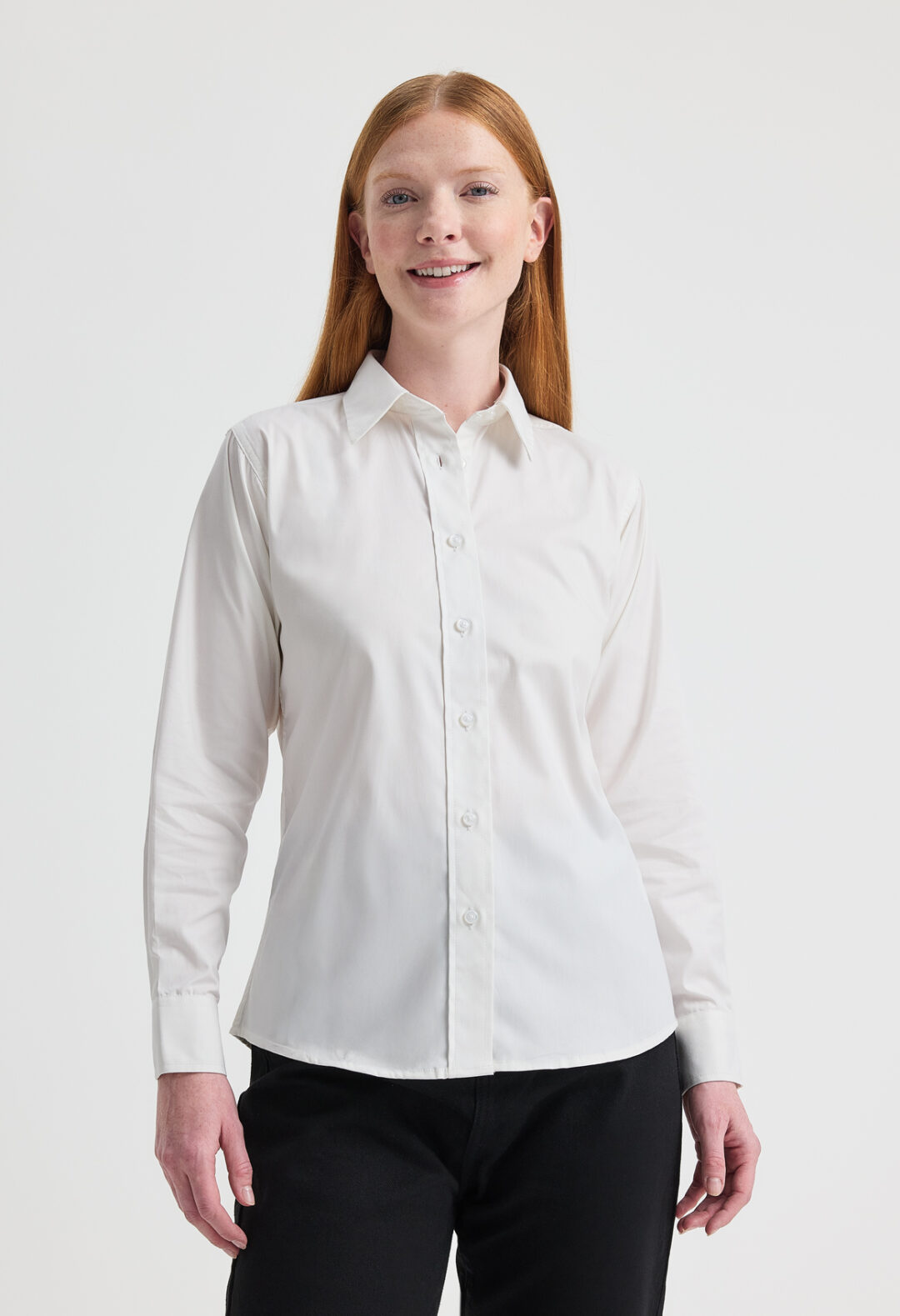 UNEEK Ladies Pinpoint Oxford Full Sleeve Shirt UC703, Vivid Promotion Workwear