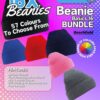36x Workwear Beanie Hats Embroidered or Printed, Vivid Promotion Workwear