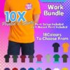 Pro RTX T-Shirt Bundle 10x Printed T-Shirts