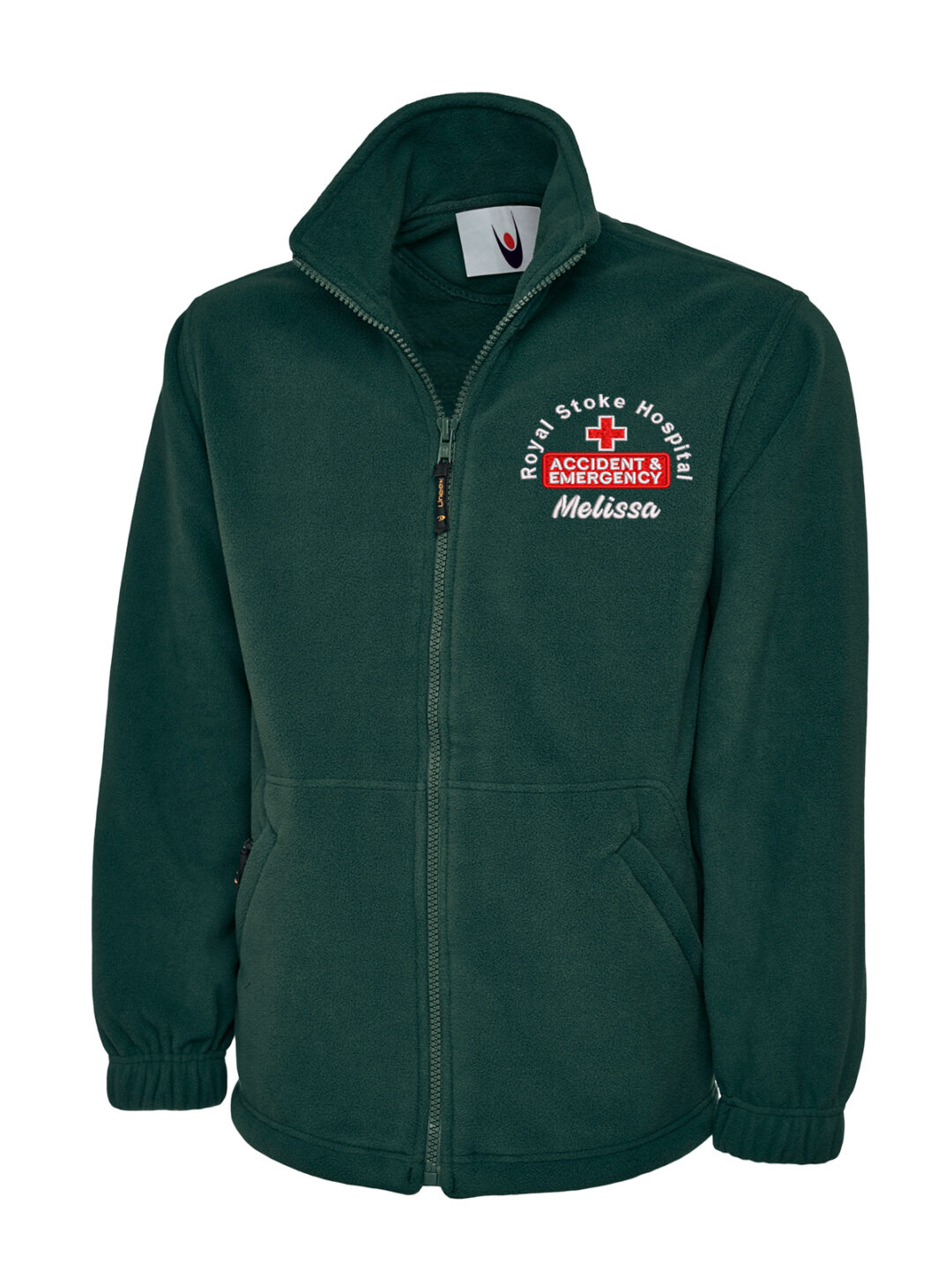 UNEEK Classic Full Zip Fleece Accident &#038; Emergency, Vivid Promotion Workwear