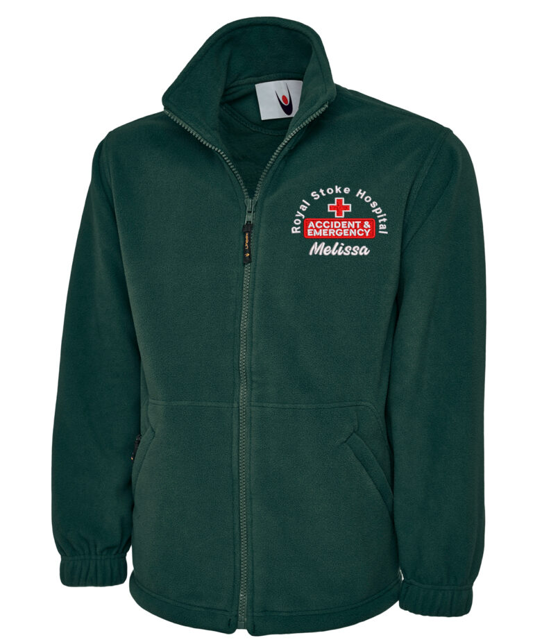 UNEEK Classic Full Zip Fleece Accident &#038; Emergency, Vivid Promotion Workwear