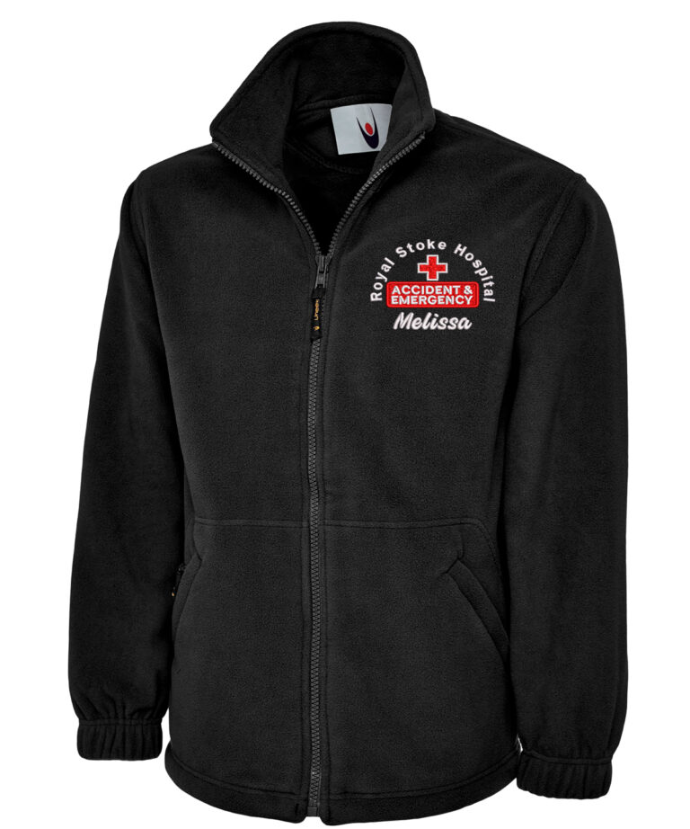 UNEEK Classic Full Zip Fleece Accident &#038; Emergency, Vivid Promotion Workwear