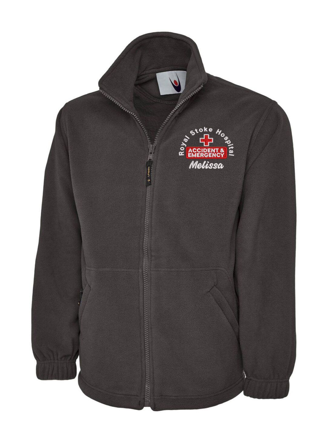 UNEEK Classic Full Zip Fleece Accident &#038; Emergency, Vivid Promotion Workwear