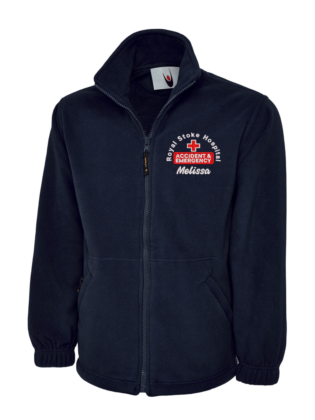 UNEEK Classic Full Zip Fleece Accident &#038; Emergency, Vivid Promotion Workwear