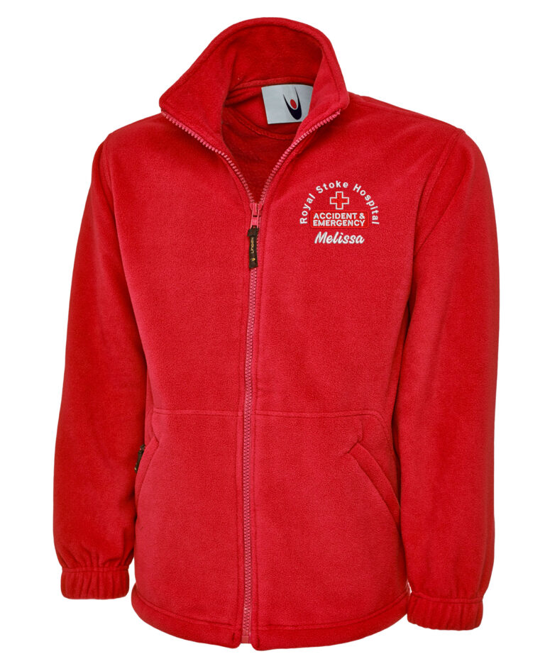 UNEEK Classic Full Zip Fleece Accident &#038; Emergency, Vivid Promotion Workwear