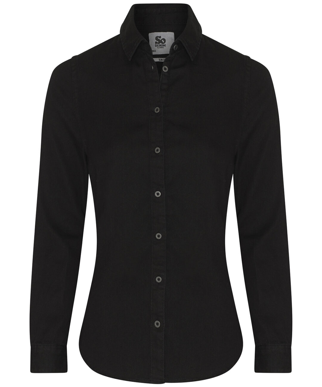Awdis So Denim &#8211; Womens Lucy Denim Shirt SD045, Vivid Promotion Workwear