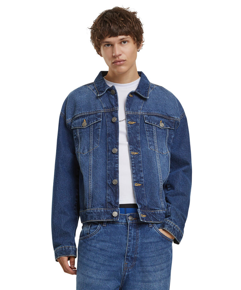 Build Your Brand - Heavy Ounce Boxy Denim Jacket BY312
