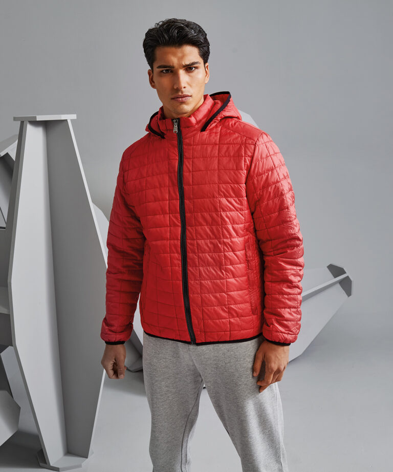 2786 – Honeycomb hooded jacket