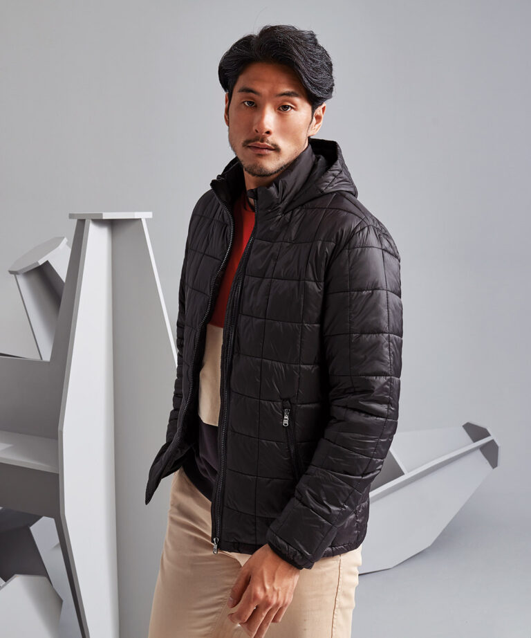 2786 – Box quilt hooded jacket