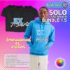 1 Man Bundle 3x TShirts | 1x Zip Hoodie, Vivid Promotion Workwear