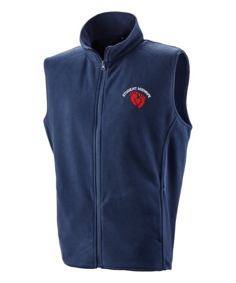 Student Midwife Personalised Workwear R116X Gilet August 2025