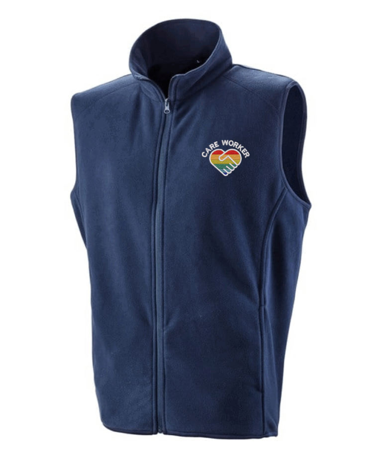 Care Worker Personalised Workwear Gilet R116X August 2025